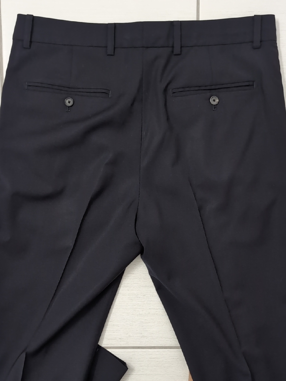 Club Monaco Navy Wool Trousers - Picture 5 of 5